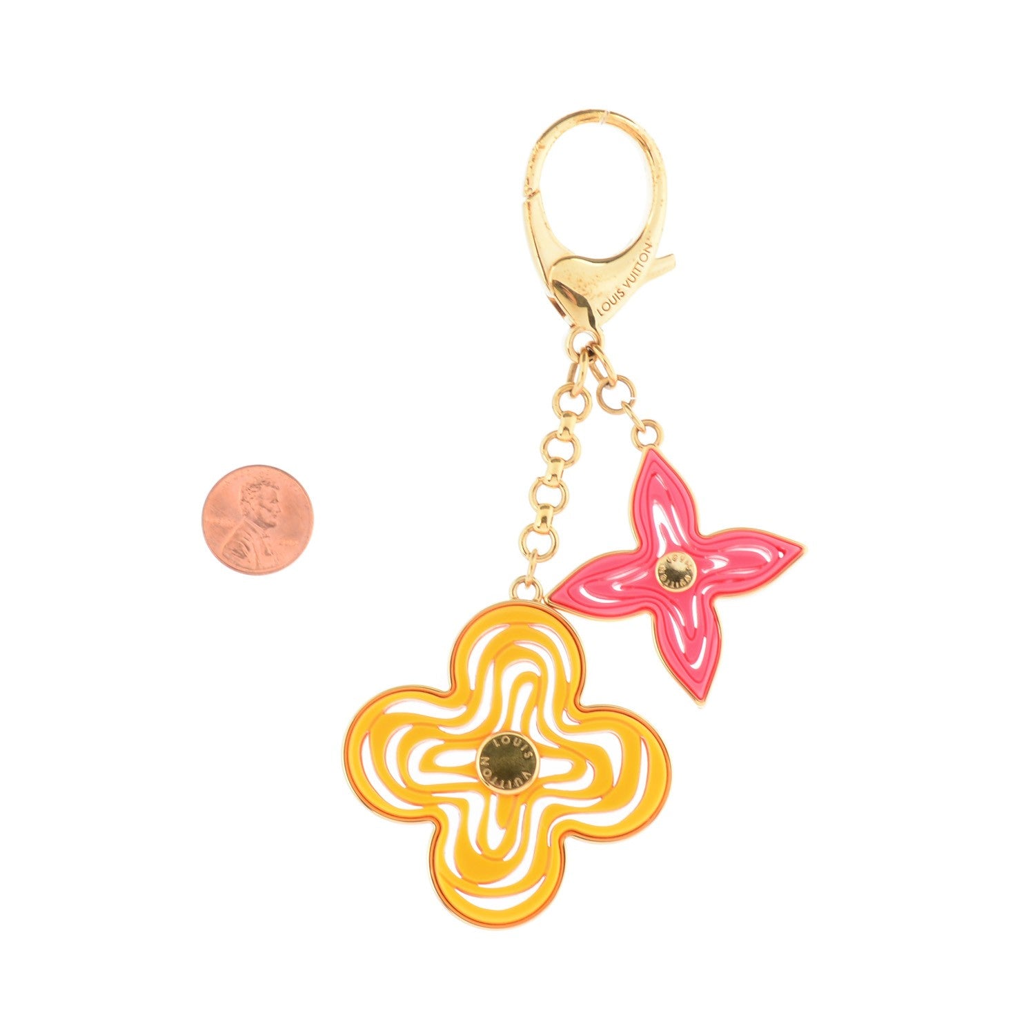 Louis Vuitton Resin Naif Bag Charm Jaune Passion 2 of 5