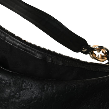 Gucci Guccissima Large GG Twins Hobo Black 18 of 21