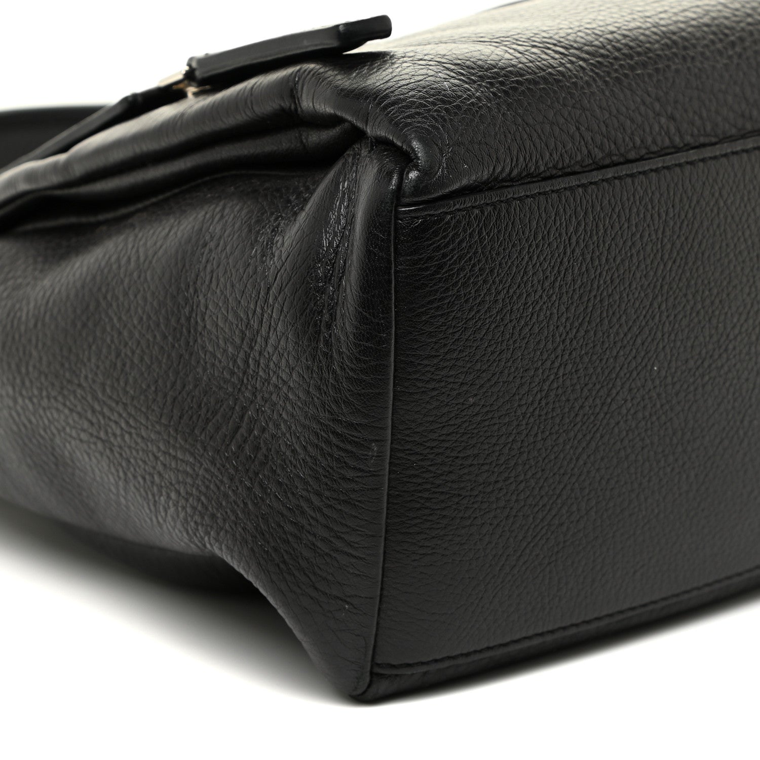 Givenchy Pebbled Calfskin Small Pandora Pure Flap Bag Dark Brown 10 of 30