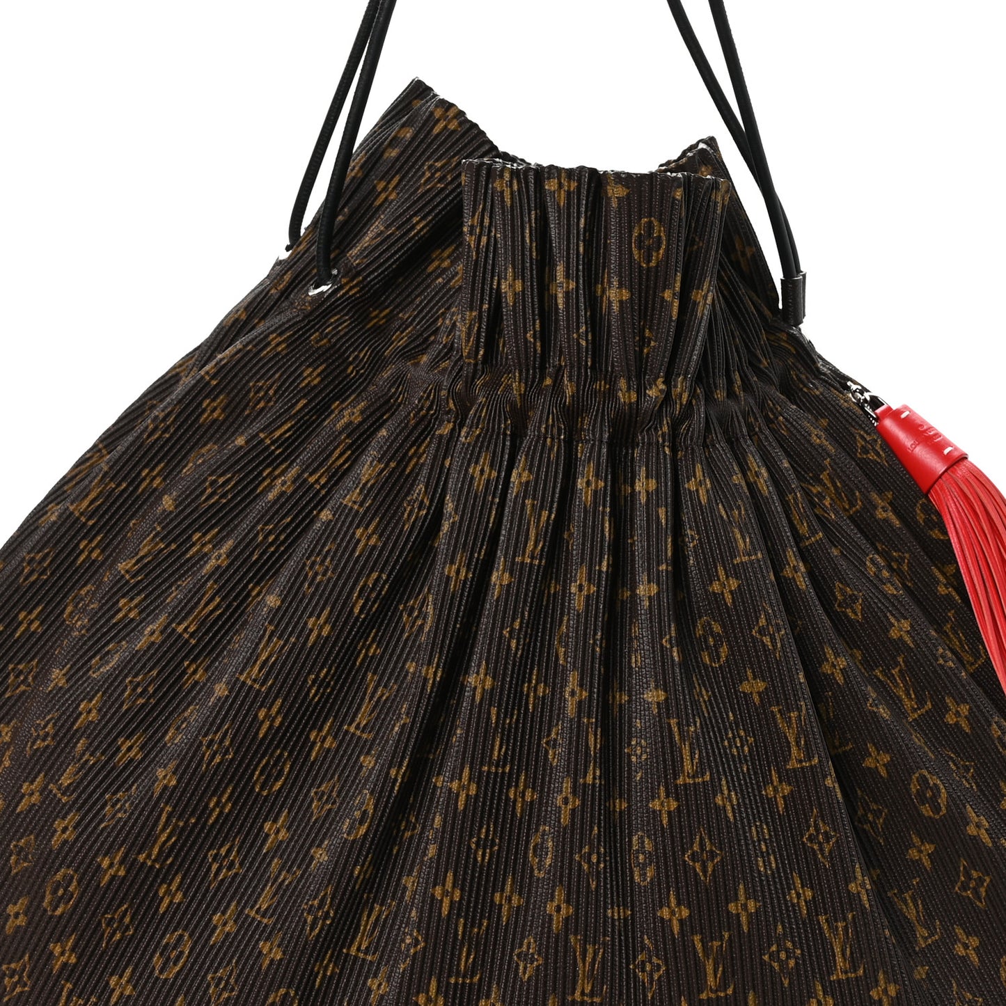Monogram Canvas Pleated Explorer GM