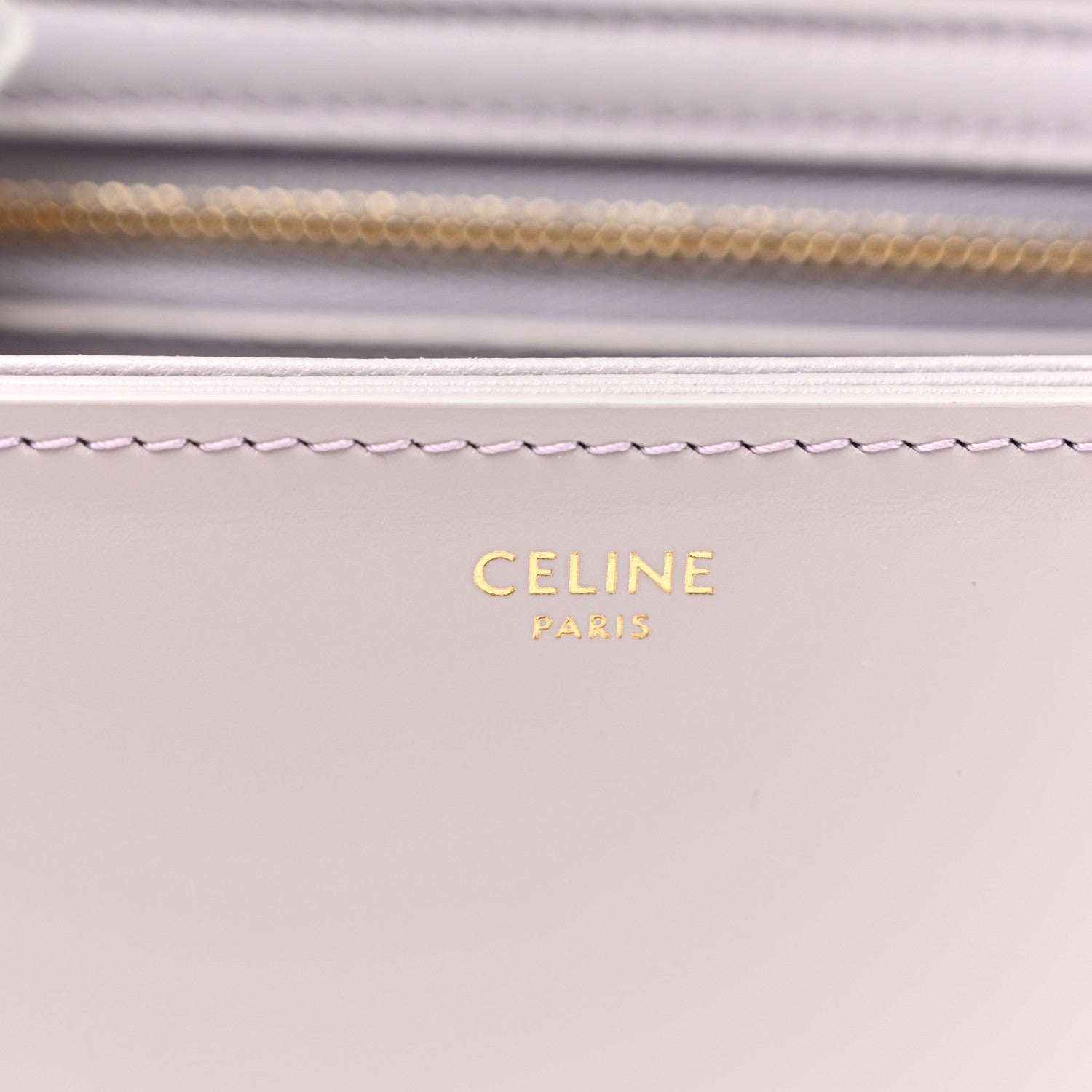 Celine Shiny Calfskin Teen Triomphe Light Lavender 6 of 13
