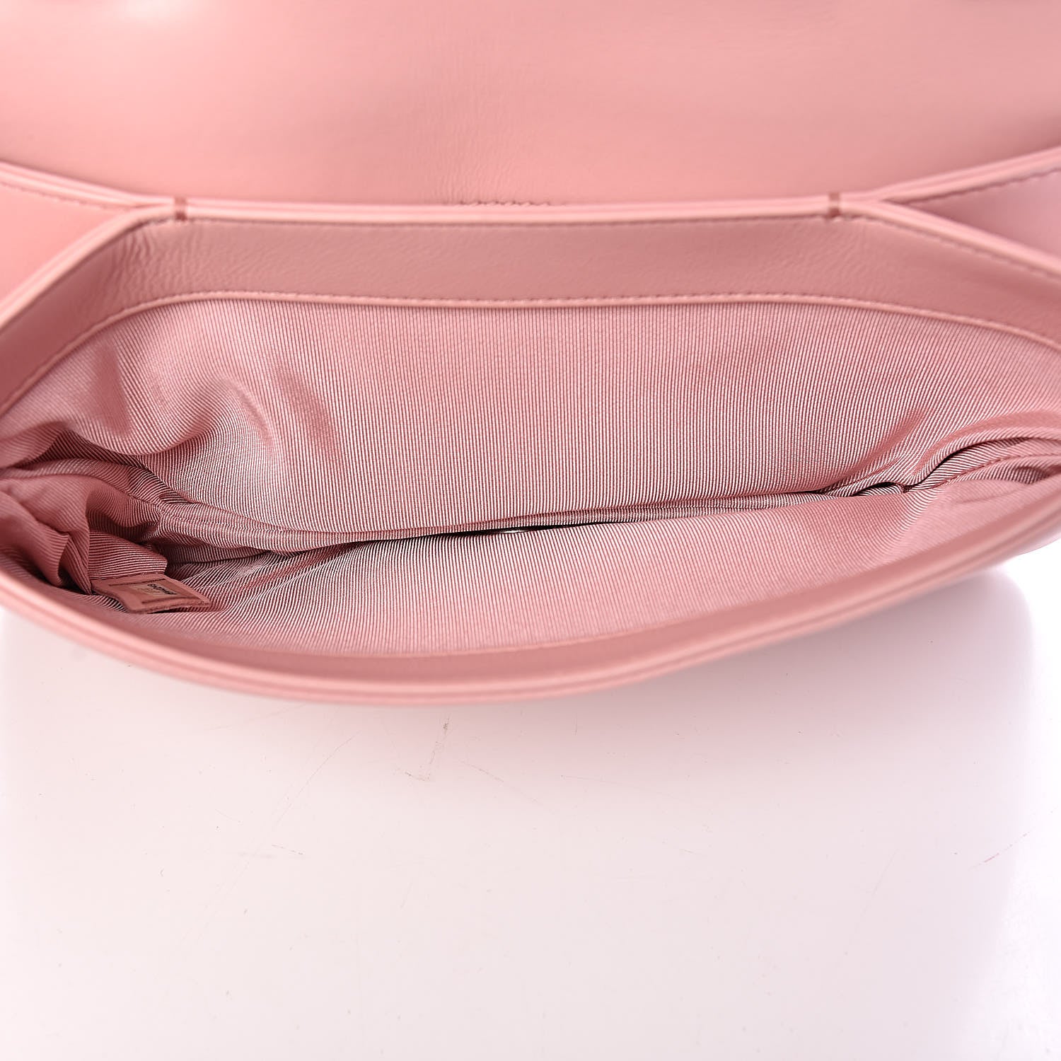 Chanel Calfskin Studded Chevron Quilted Flap Pink 5 of 10