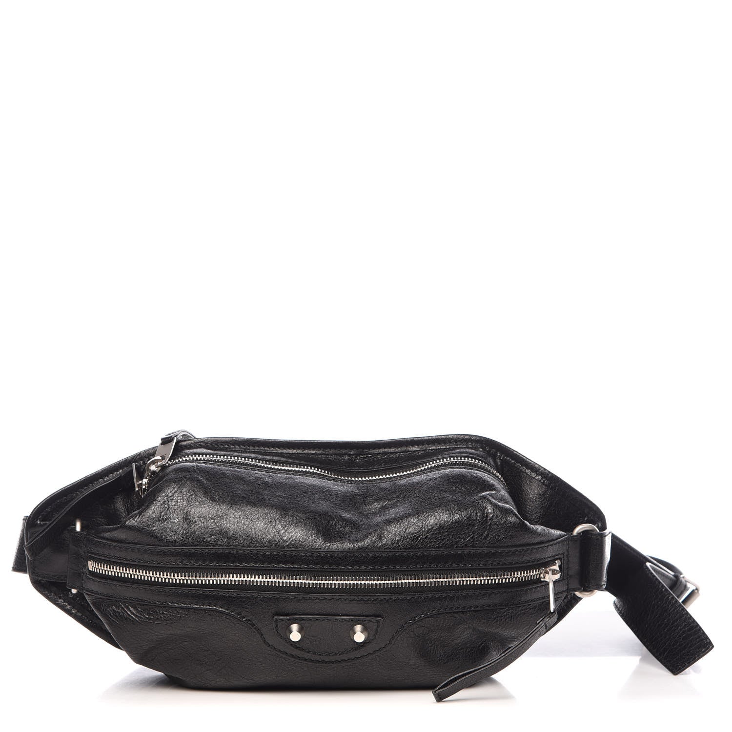 Balenciaga Lambskin Classic Hardware Neo Lift Hip Bag Black 1 of 10