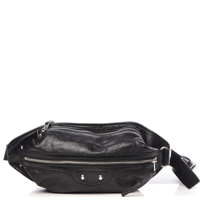Balenciaga Lambskin Classic Hardware Neo Lift Hip Bag Black 1 of 10