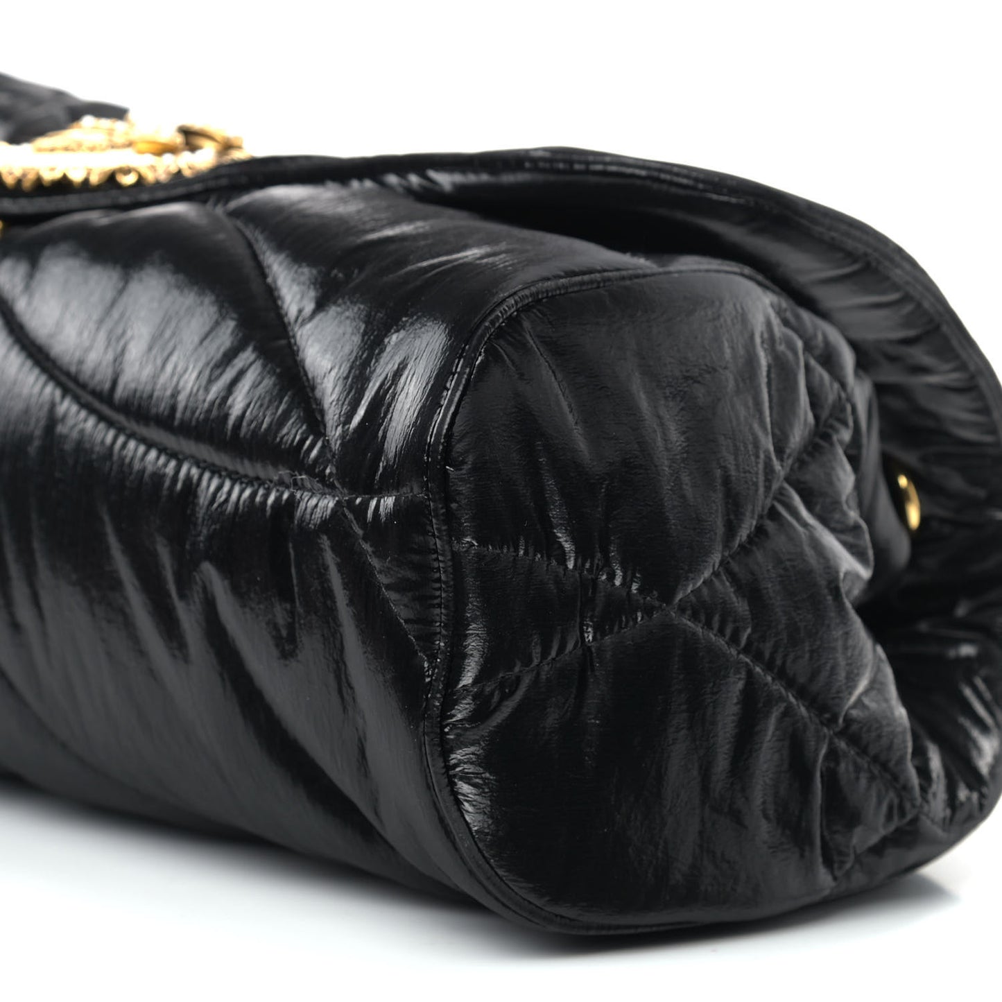 Nylon Devotion Shoulder Bag Black