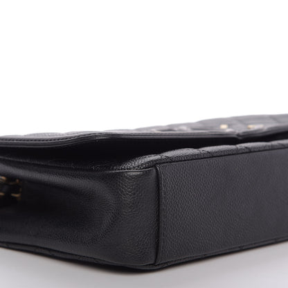 Chanel Caviar Quilted Medium CC Filigree Flap Black 6 of 10