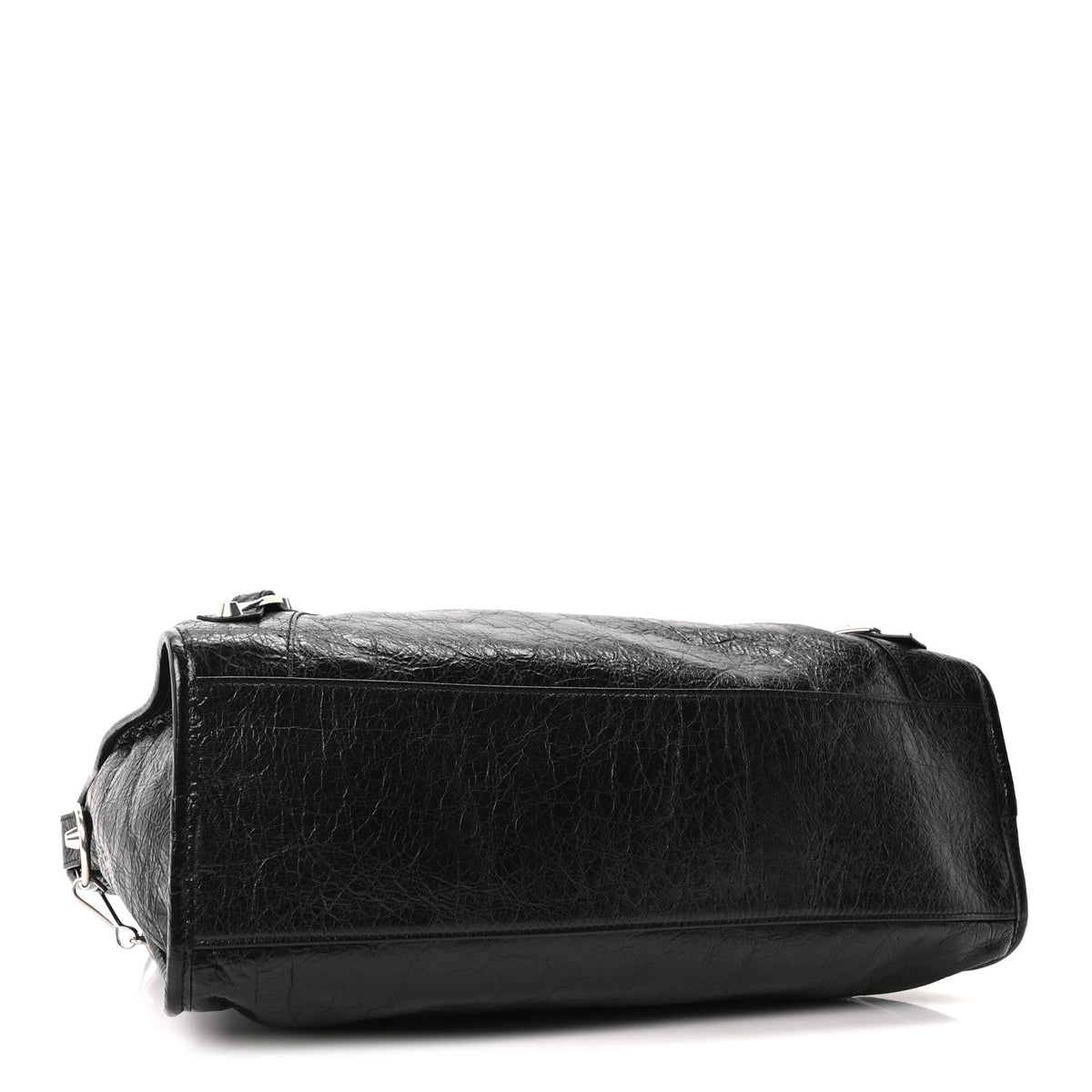Balenciaga Agneau Arena Silver Hardware Medium Le City Black 4 of 10