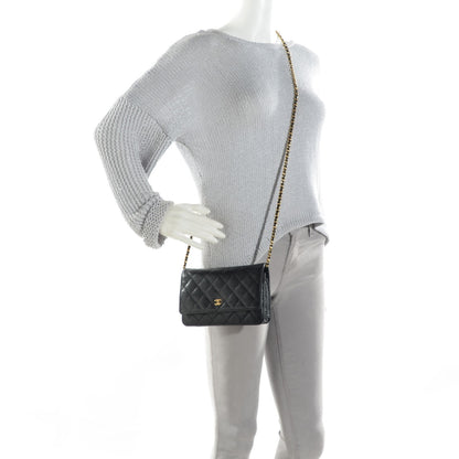 Chanel Caviar Quilted Wallet On Chain WOC Black 2 of 8