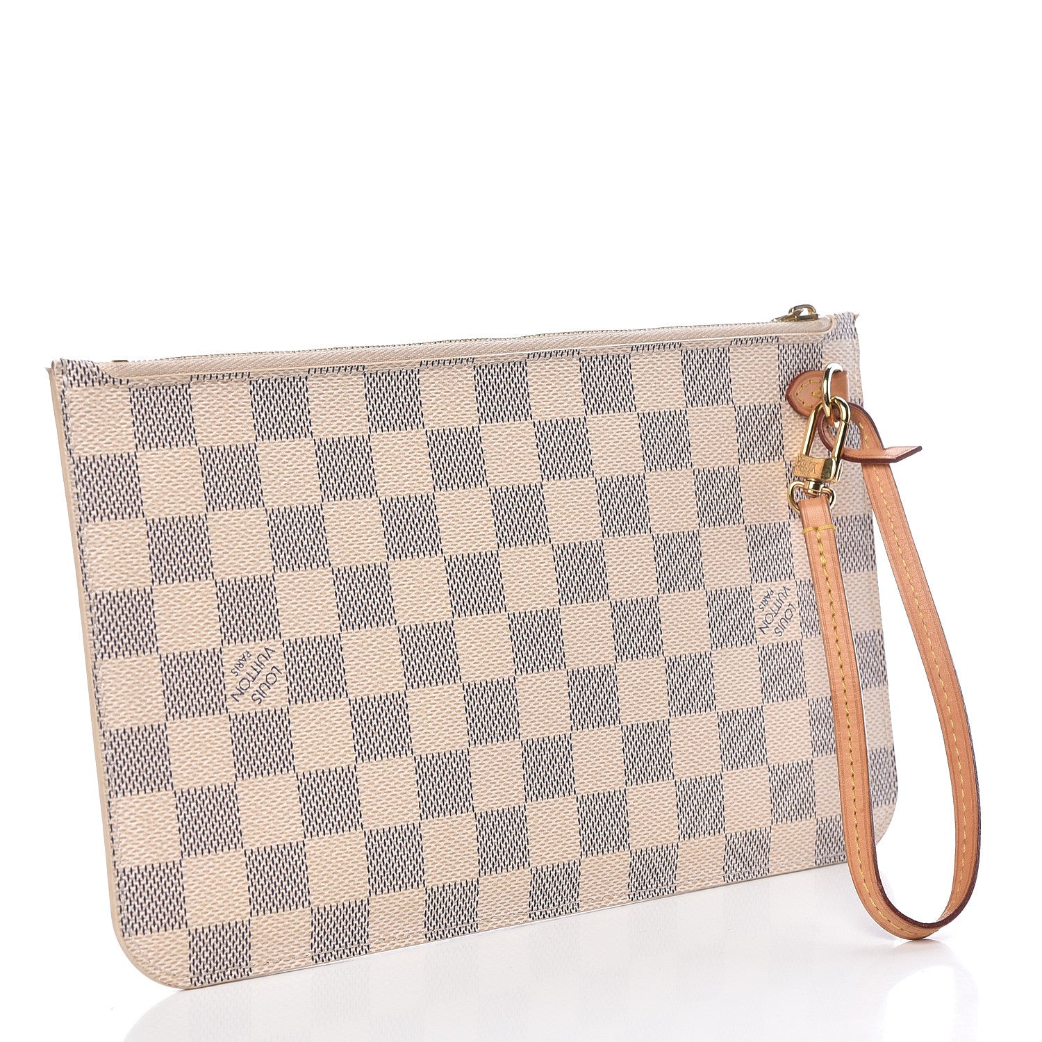 Louis Vuitton Damier Azur Neverfull MM GM Pochette 3 of 12