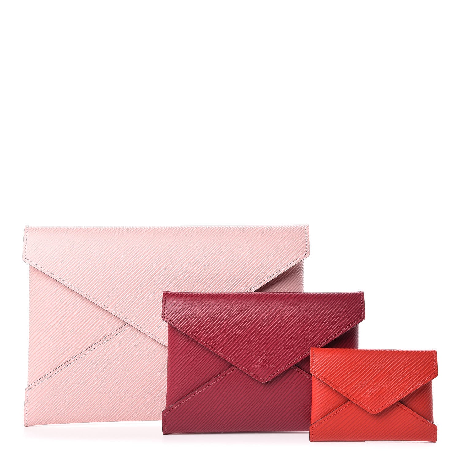 Louis Vuitton Epi Kirigami Pochette Set Rose Ballerine Fuchsia Coquelicot 1 of 10