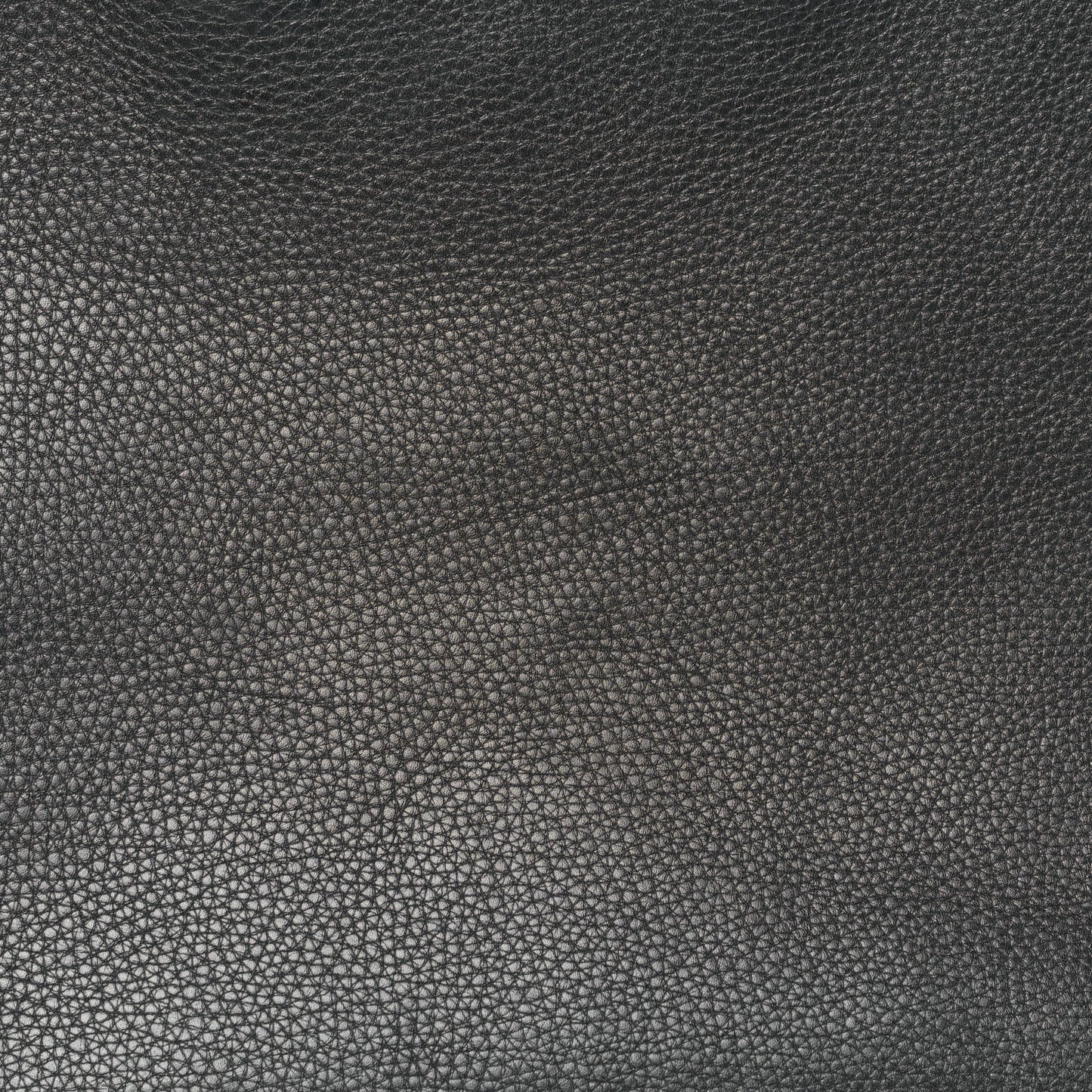Grained Calfskin Rockstud Shoulder Tote Black