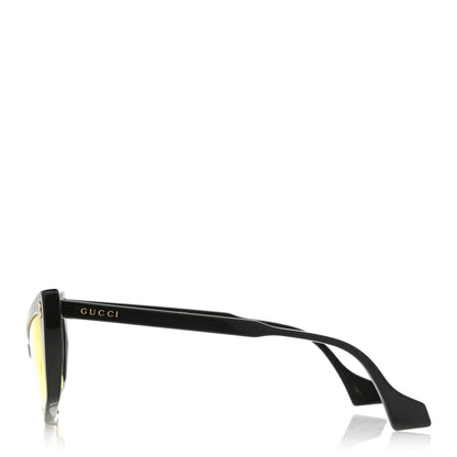 Gucci Acetate Cat Eye Sunglasses GG0626S Black Yellow 3 of 9