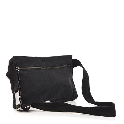 Gucci GG Monogram Double Pocket Belt Bag Black 2 of 9
