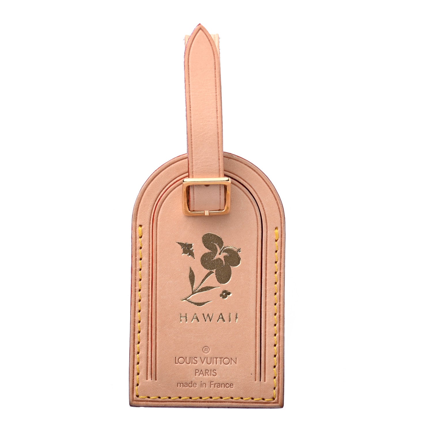 Louis Vuitton Vachetta Hawaii Luggage Tag 1 of 3