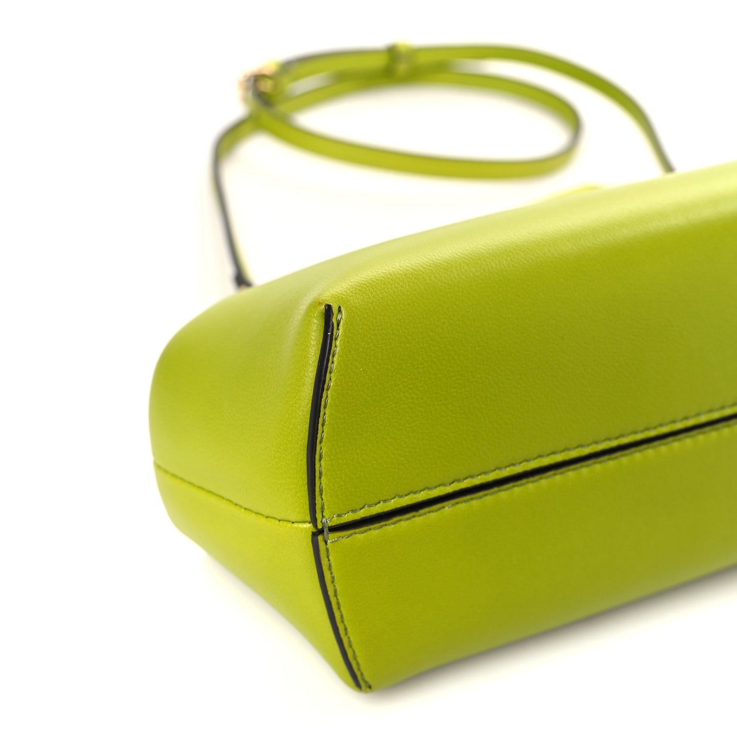 Shiny Nappa Small Fendi First Wasabi
