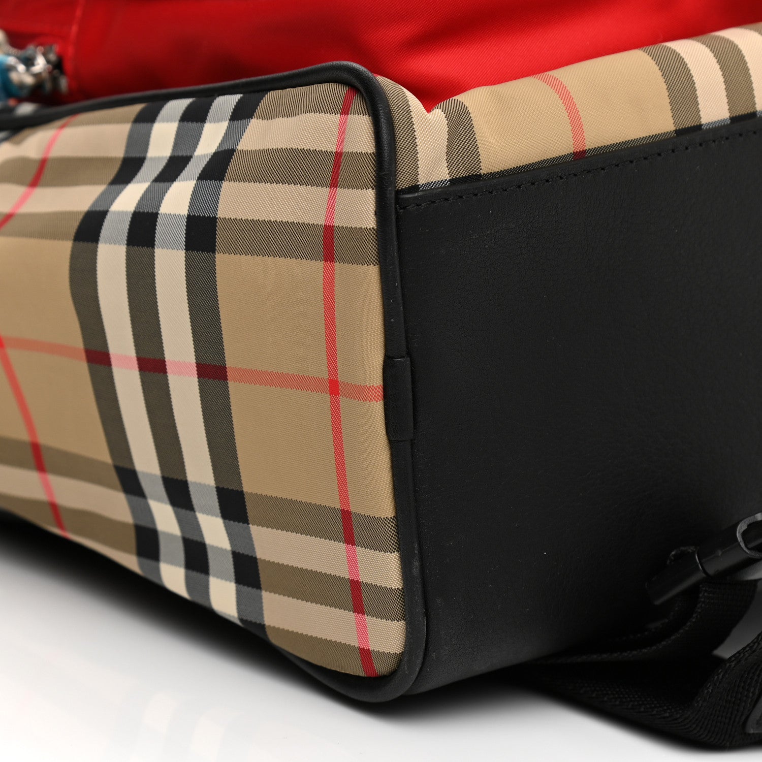 Burberry Econyl Vintage Check Kids Monogram Backpack Archive Beige 14 of 17