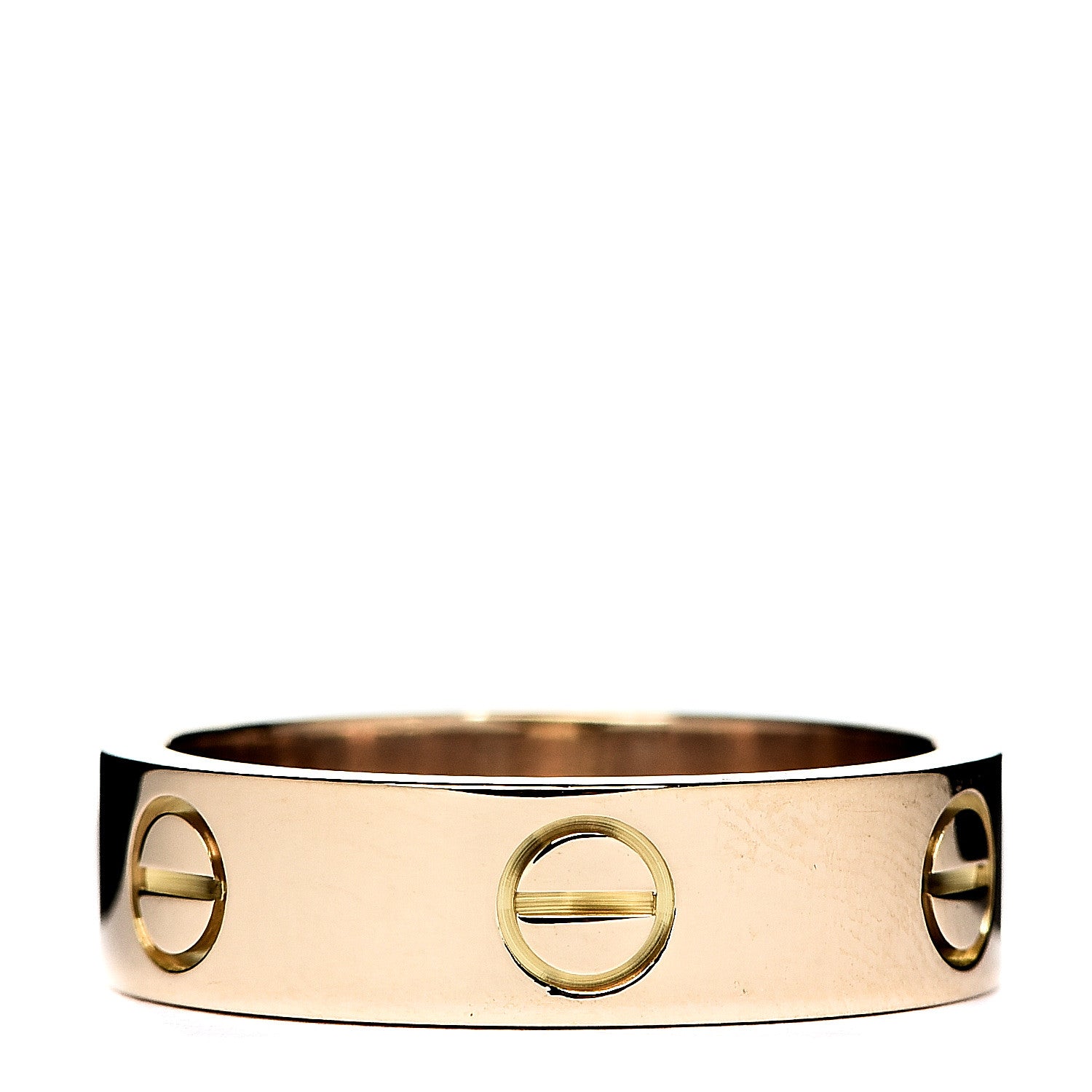 Cartier 18K Yellow Gold 5.5mm LOVE Ring 56 7.5 1 of 5
