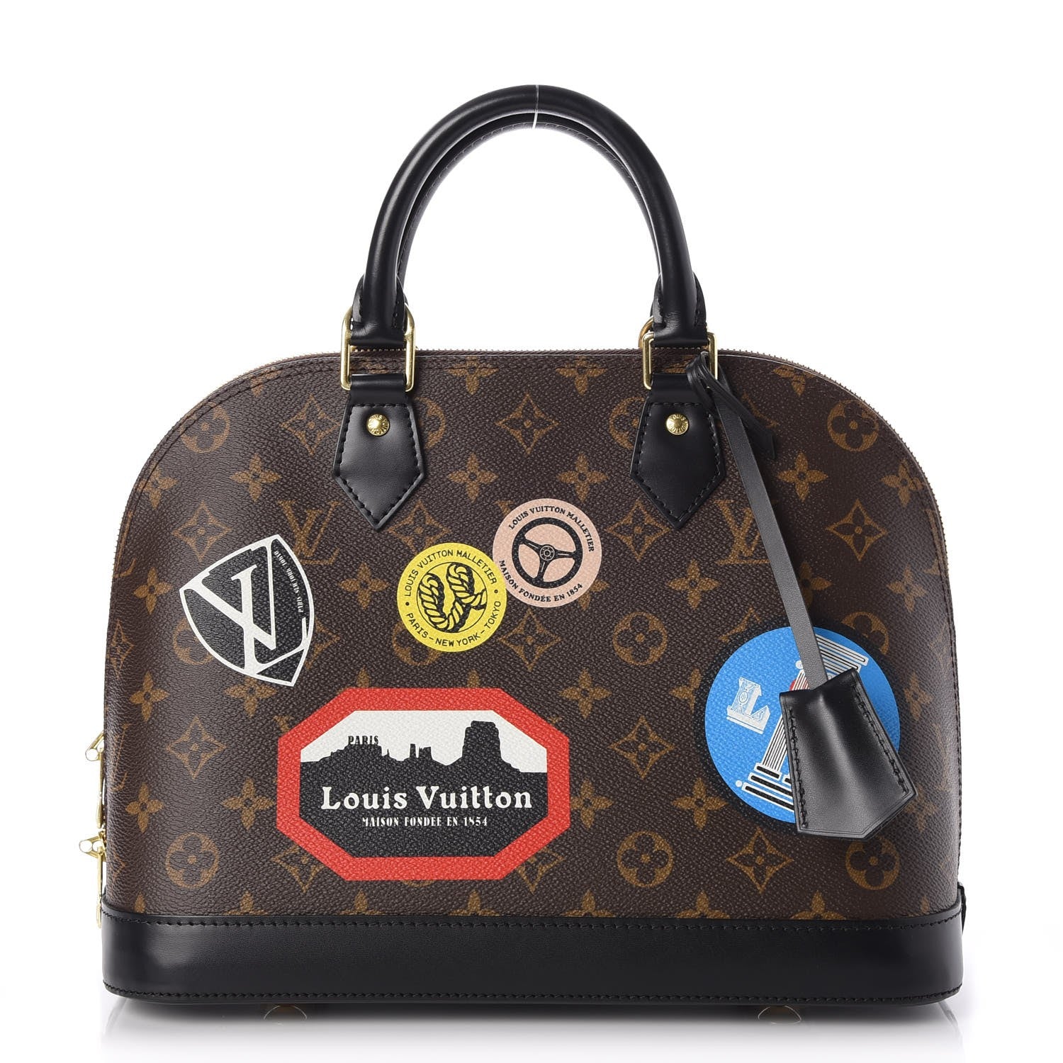 Louis Vuitton Monogram World Tour Alma PM 1 of 8
