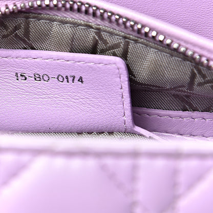 Christian Dior Lambskin Cannage Medium Lady Dior Pink 7 of 11