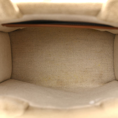 Celine Thais Triomphe All Over Small Cabas Beige Tan 5 of 11