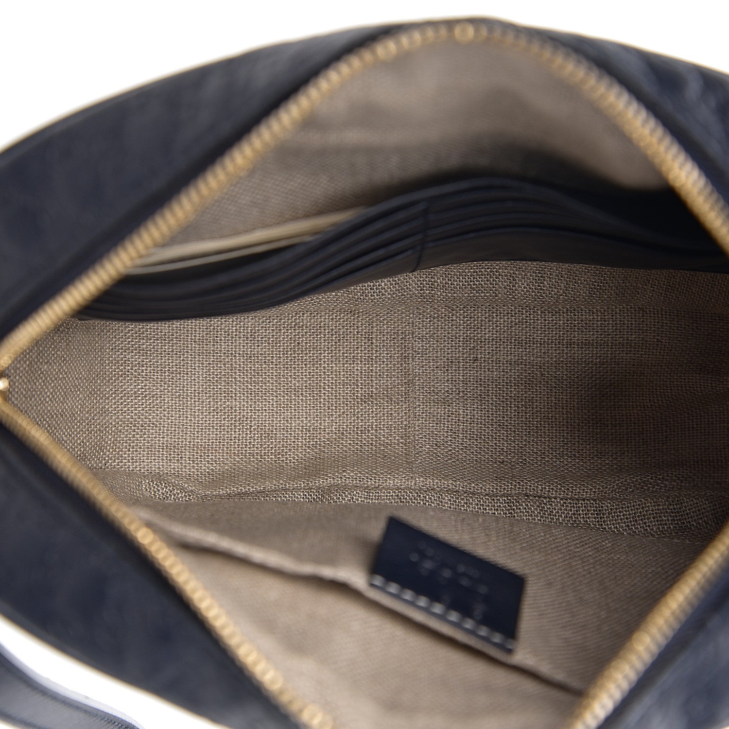 Gucci Soft Microguccissima Mini Bree Messenger Bag Blue 4 of 9