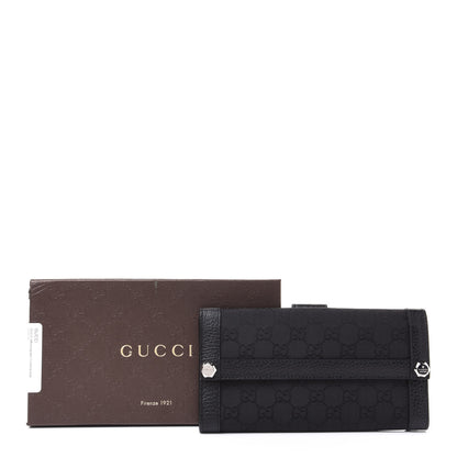 Gucci Monogram Continental Charmy Wallet Black 11 of 11