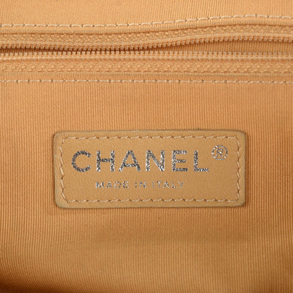 Chanel Washed Lambskin Quilted Medium Chain Around Messenger Dark Beige 6 of 7