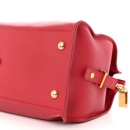 Saint Laurent Calfskin Medium Classic Y Cabas Red 9 of 21