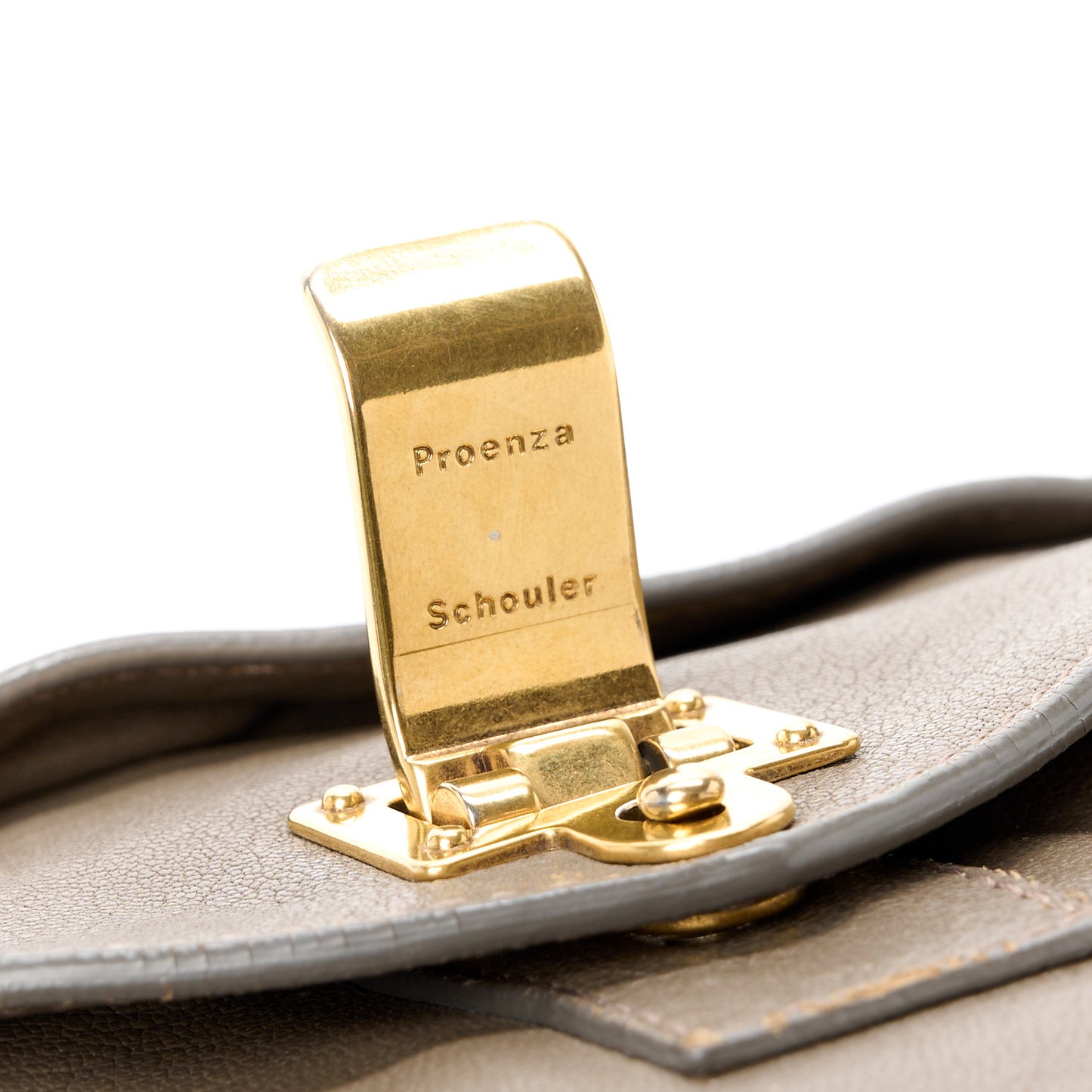 PROENZA SCHOULER Lambskin Medium PS1 Satchel Smoke