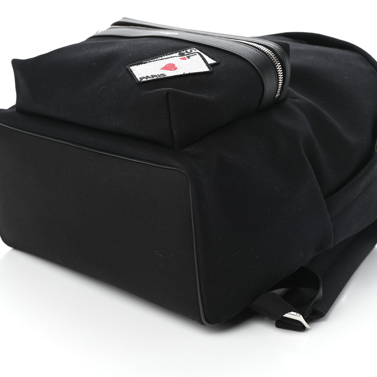 Saint Laurent Canvas SL Playing Cards City Backpack Black 9 of 9