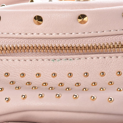 MCM Calfskin Stud X-Mini Stark Bebe Boo Backpack Pink 11 of 12
