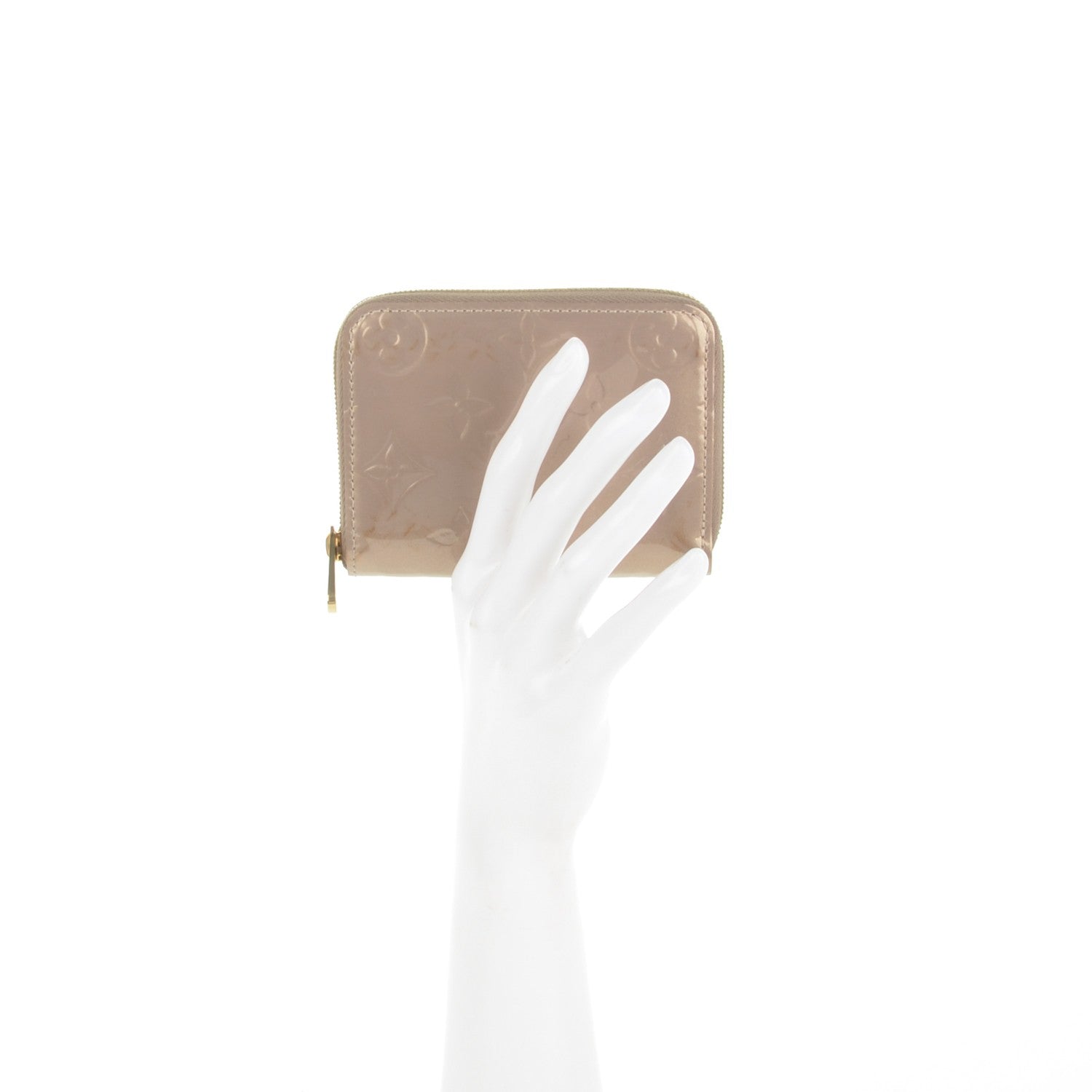 Louis Vuitton Vernis Zippy Coin Purse Beige Poudre 2 of 7