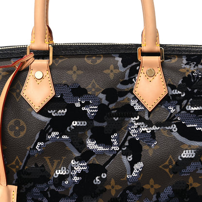 Louis Vuitton Monogram Fleur De Jais Sequins Speedy 30 7 of 10