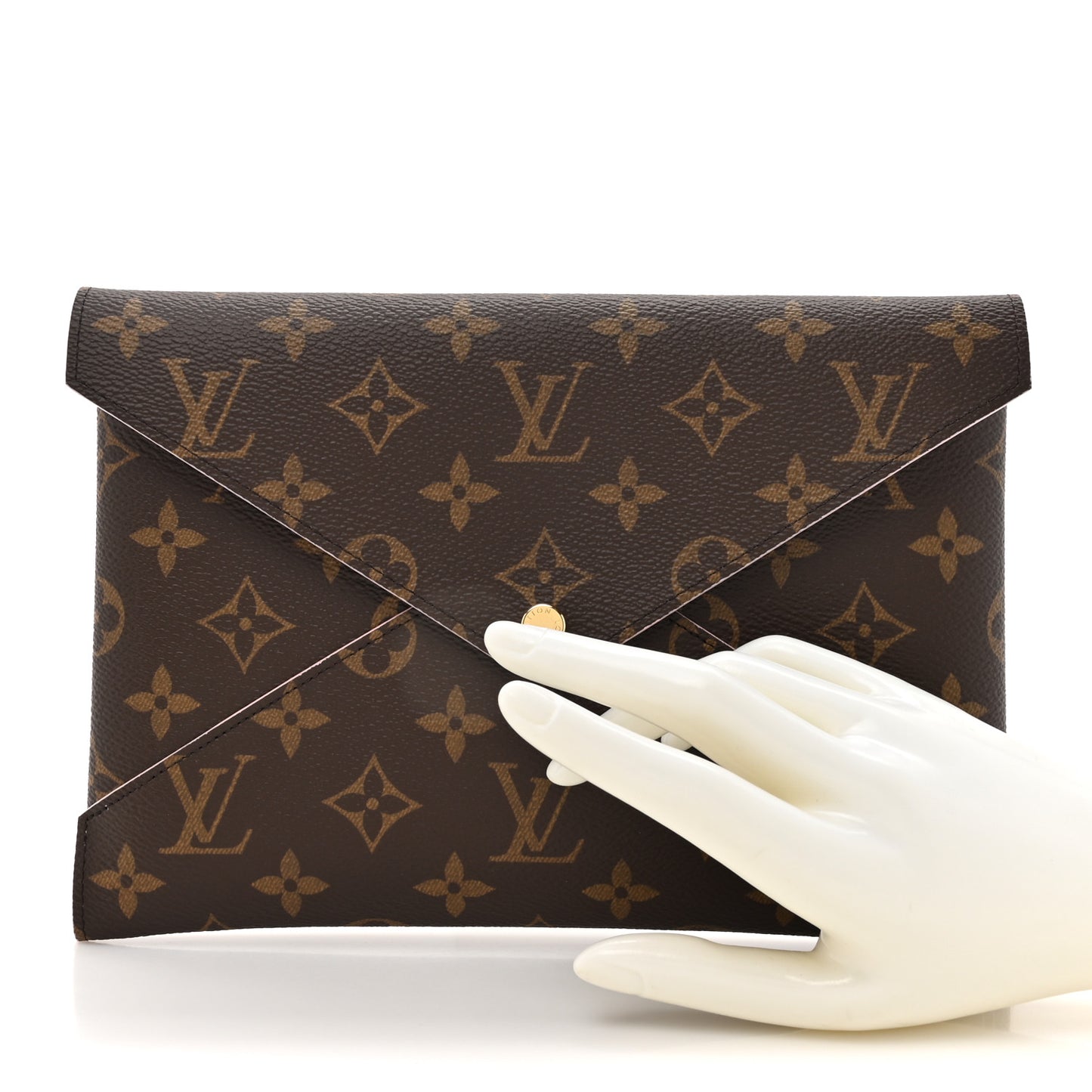 Monogram Large Kirigami Pochette Insert Rose Ballerine