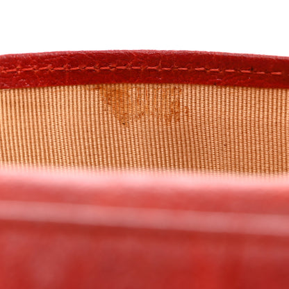 Chanel Crinkled Calfskin Quilted Yen Wallet Red 10 of 11