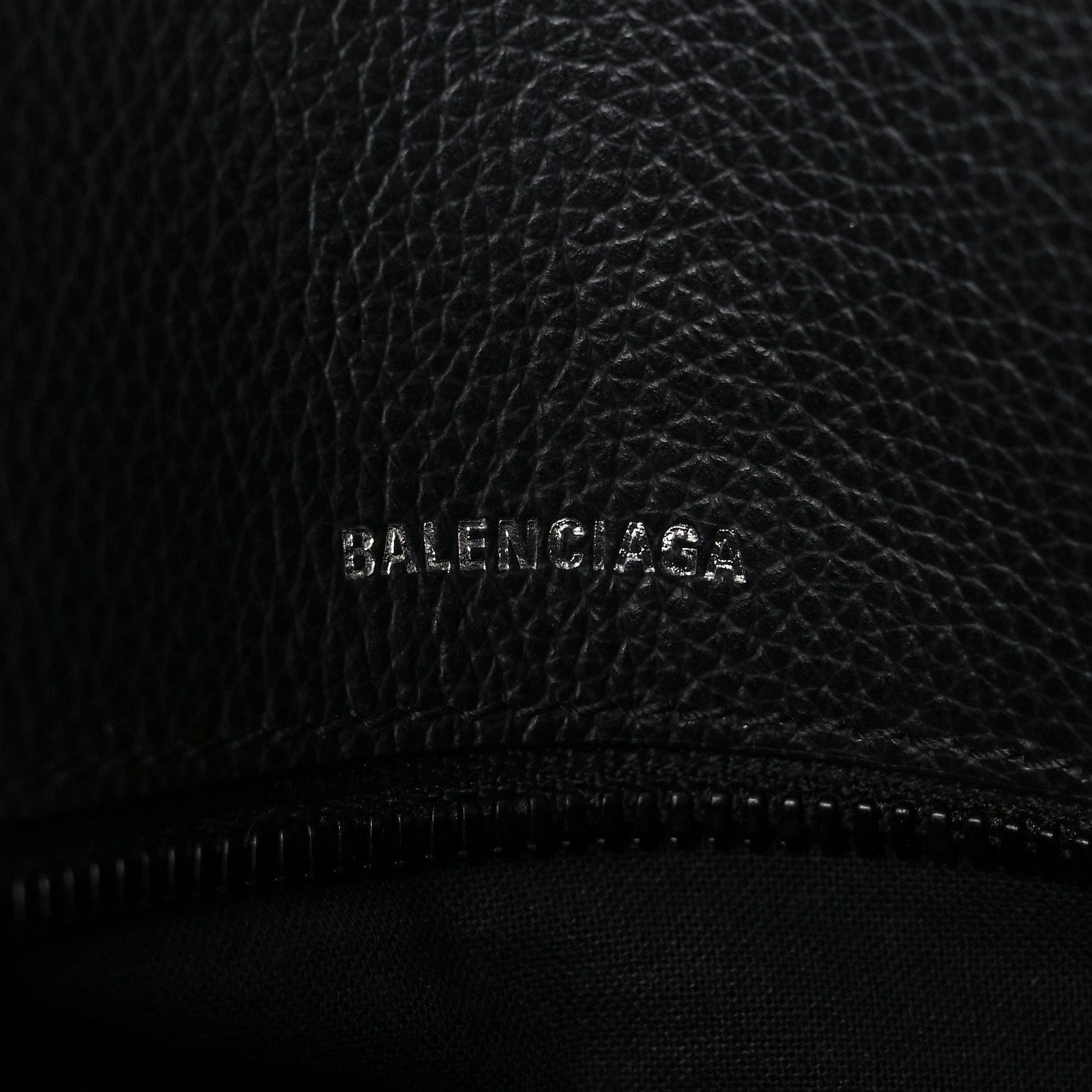 Balenciaga Calfskin LED Logo Large Projector Top Handle Black 7 of 13