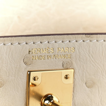 Hermes Ostrich Kelly Danse II Belt Bag Nata 7 of 13
