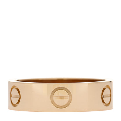 Cartier 18K Yellow Gold 5.5mm LOVE Ring 55 7.25 1 of 5