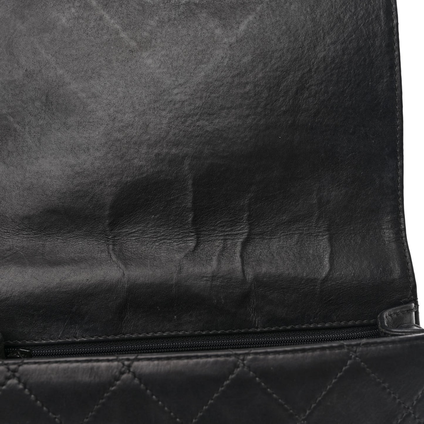 Lambskin Quilted CC Flap Shoulder Bag Black