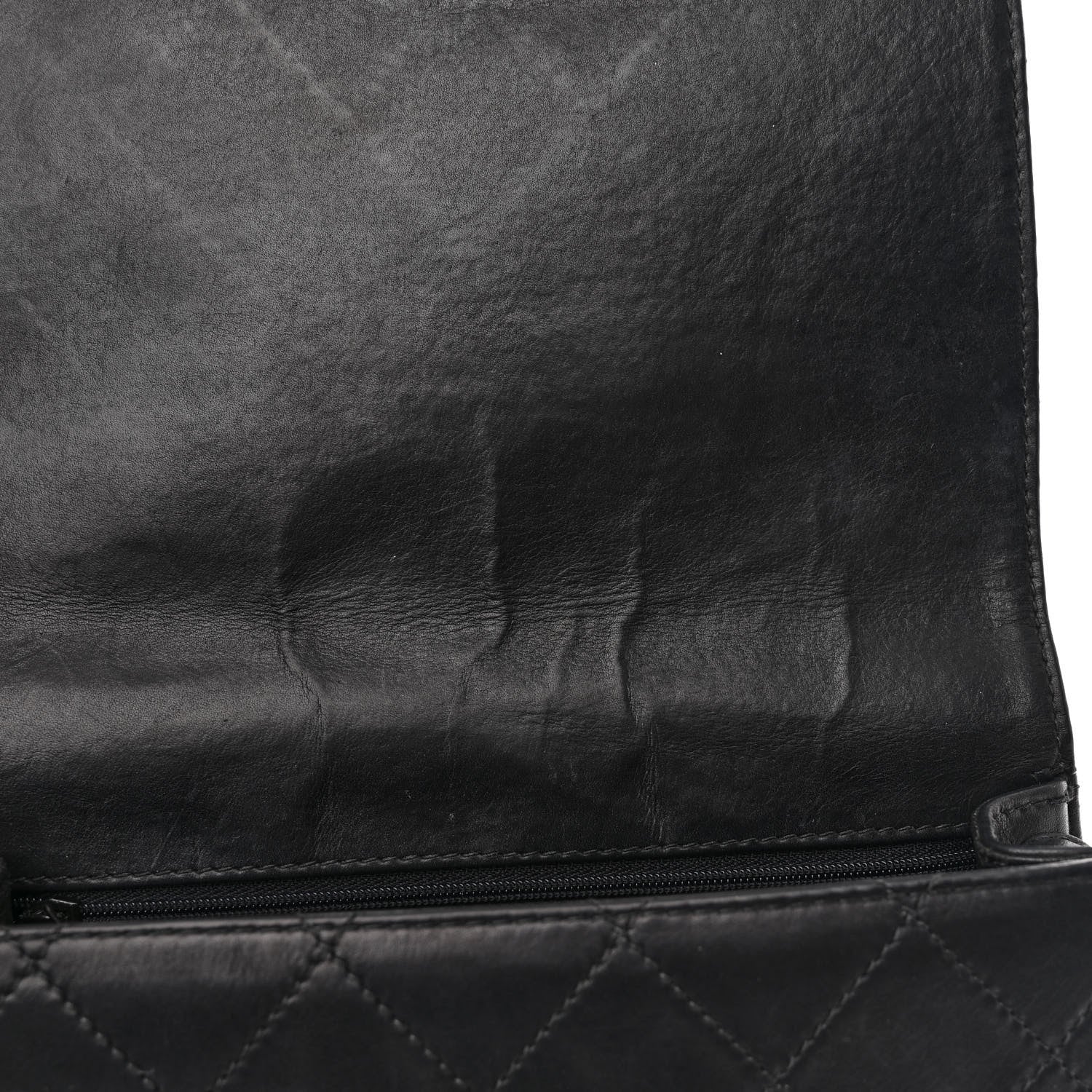 Chanel Lambskin Quilted CC Flap Shoulder Bag Black 13 of 15
