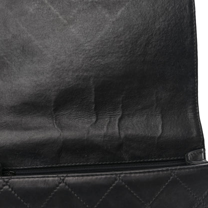 Chanel Lambskin Quilted CC Flap Shoulder Bag Black 13 of 15