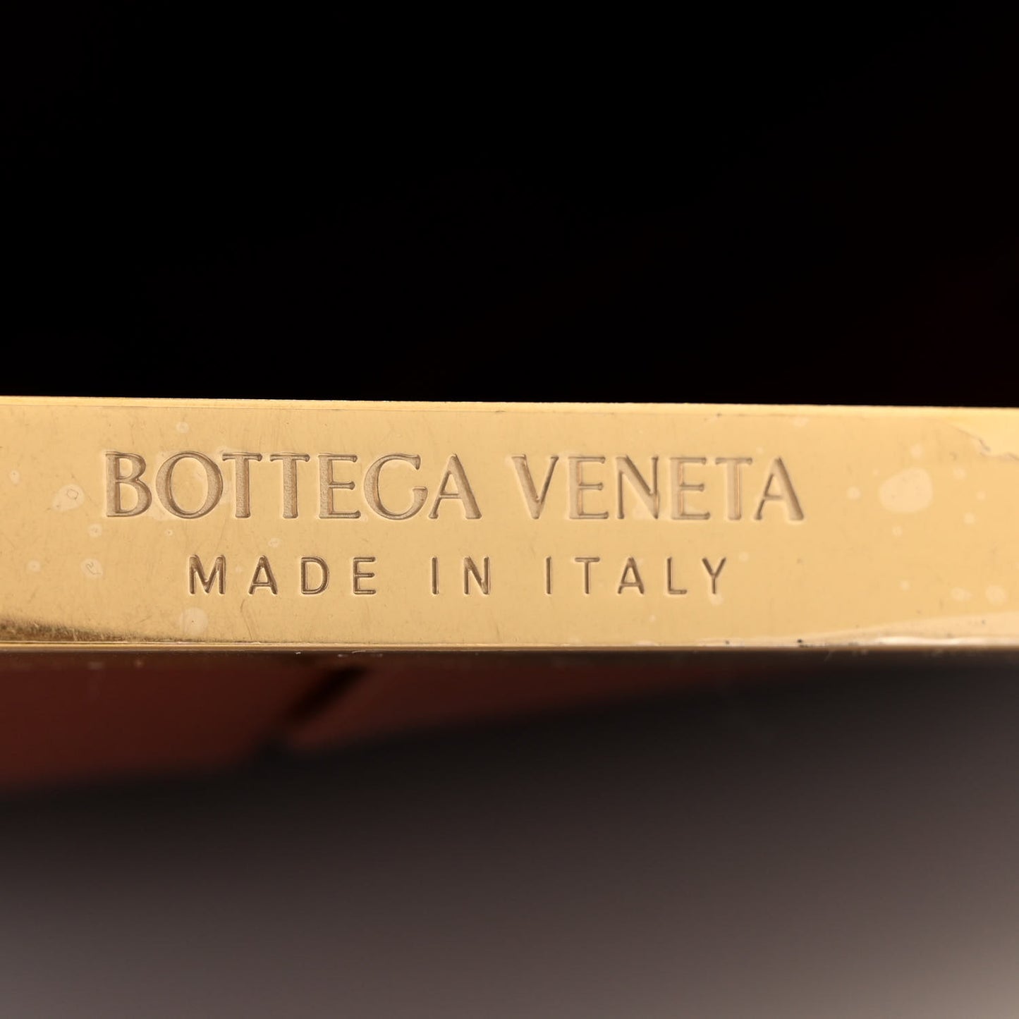 Nappa Intrecciato The Snap Clutch Rust