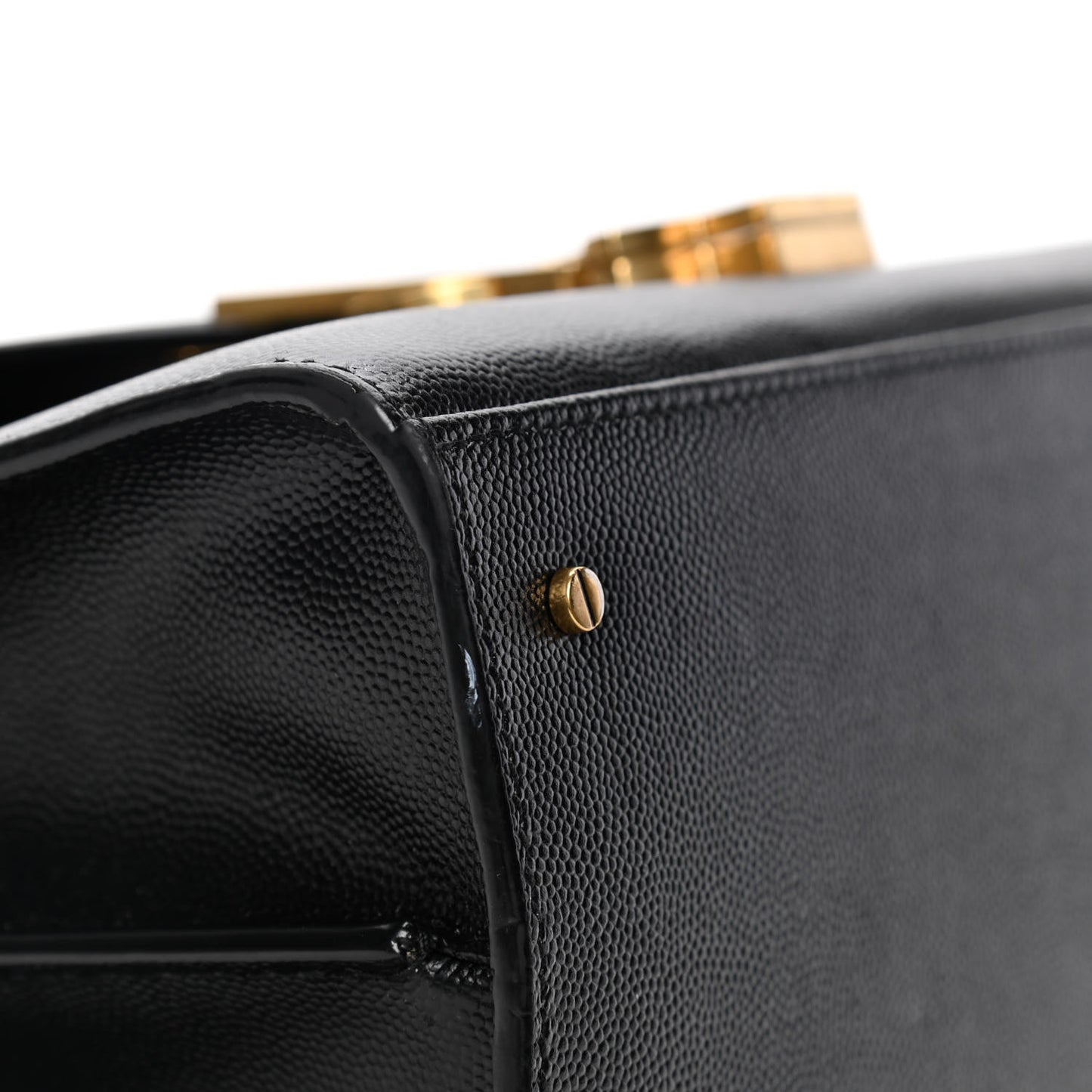 Grain de Poudre Medium Classic Monogram Cassandra Top Handle Black