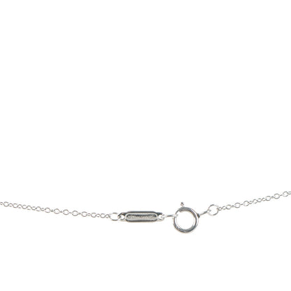 Tiffany Platinum Diamond Metro Heart Pendant Necklace 5 of 6