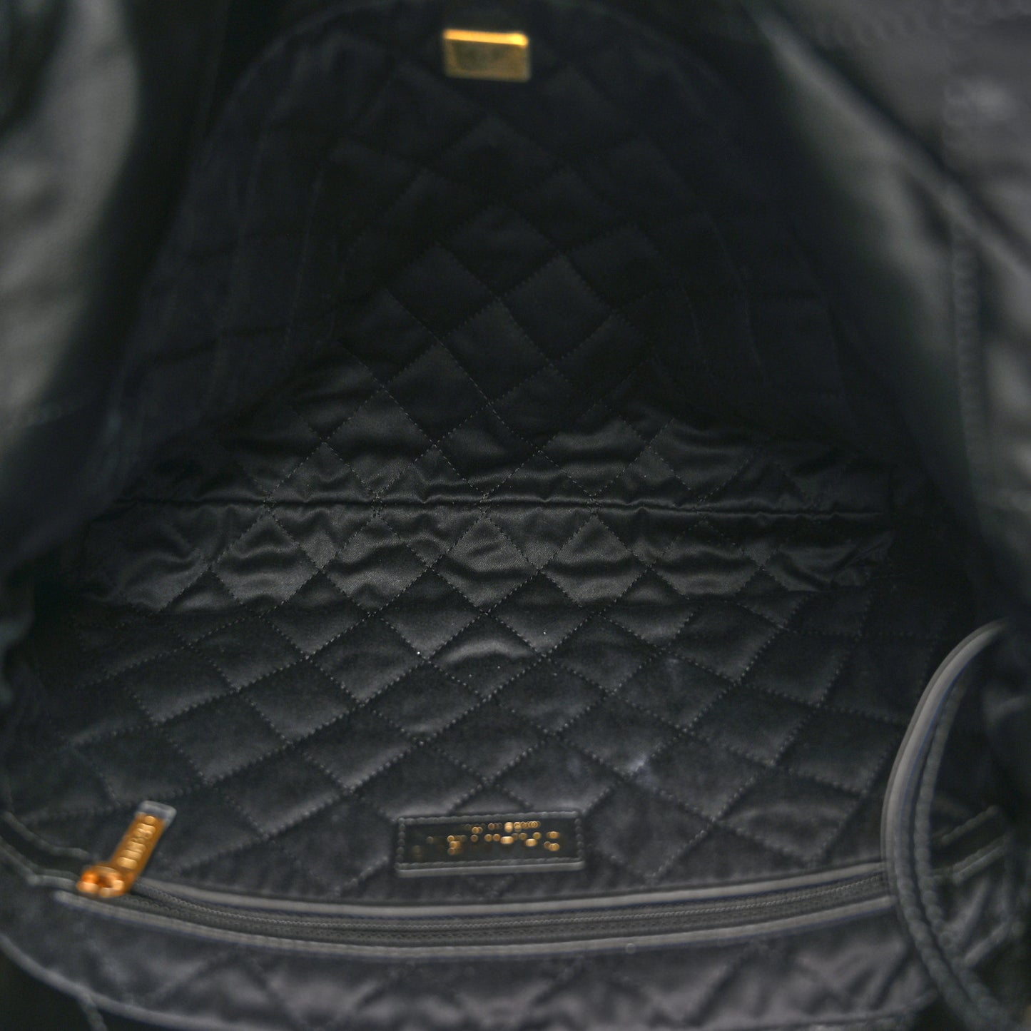 Shiny Calfskin Quilted Small Chanel 22 Black
