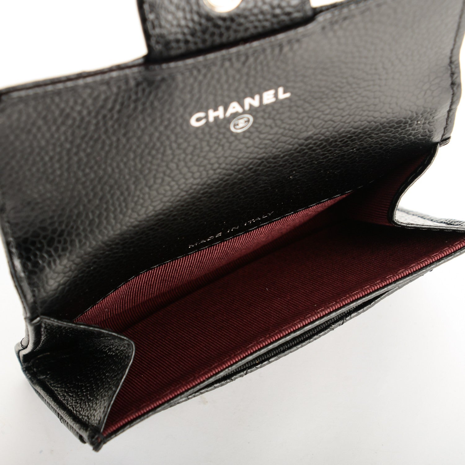 Chanel Caviar Quilted Flap Card Holder Black 5 of 16