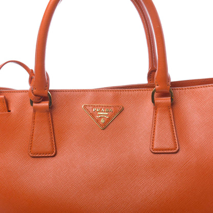 Prada Saffiano Lux Large Tote Papaya 17 of 17