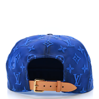 Louis Vuitton Mesh Embroidered Everyday LV Cap 60 Blue 5 of 12