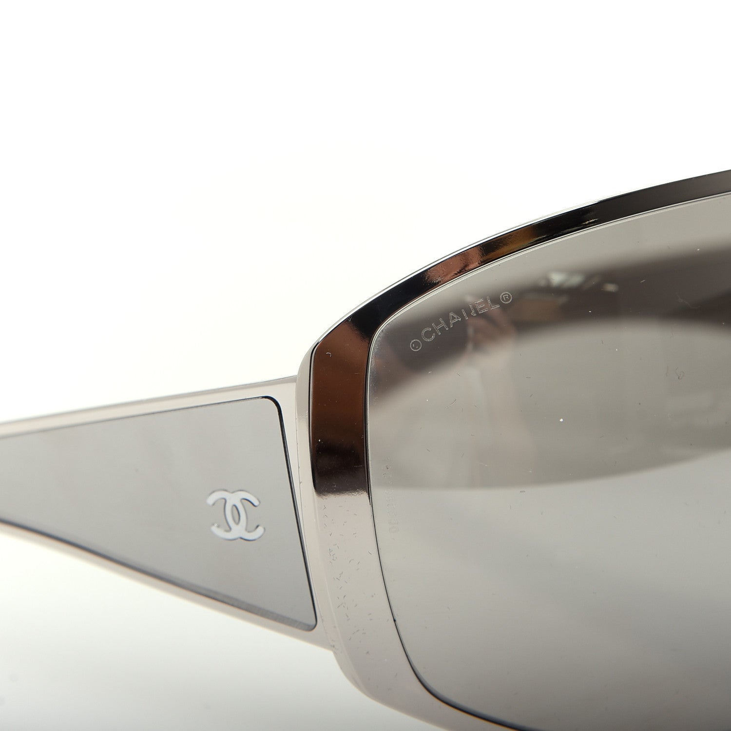 Chanel Shield Runway Sunglasses 71234 Silver 7 of 8