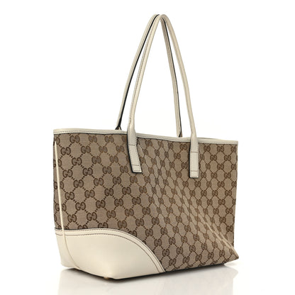Gucci Monogram Medium New Britt Tote Off White 3 of 9